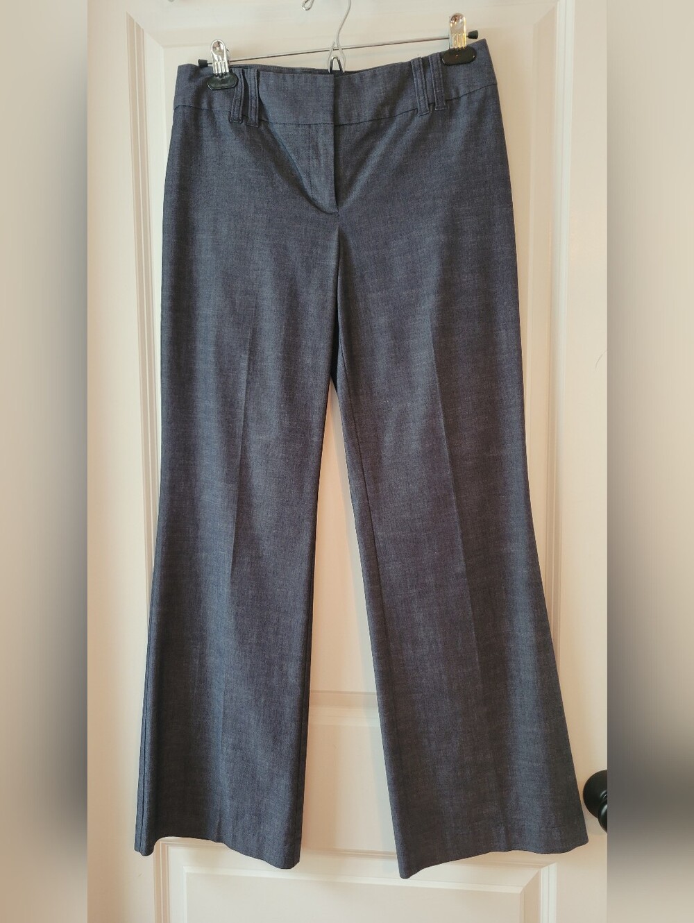 LOFT Dark Charcoal/Denim Dress Pants